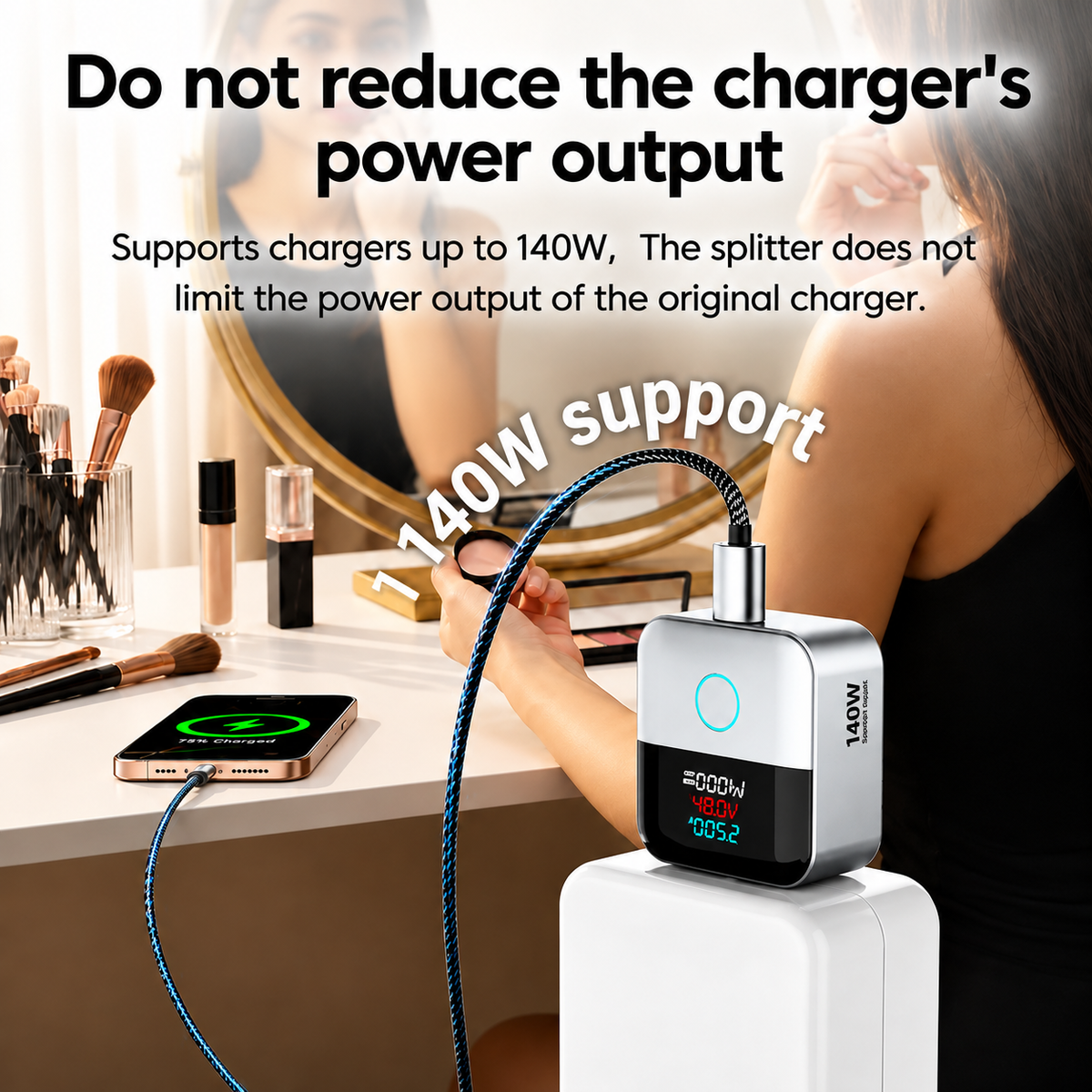 AI Smart Auto Cutoff Charging Separator With LED Display