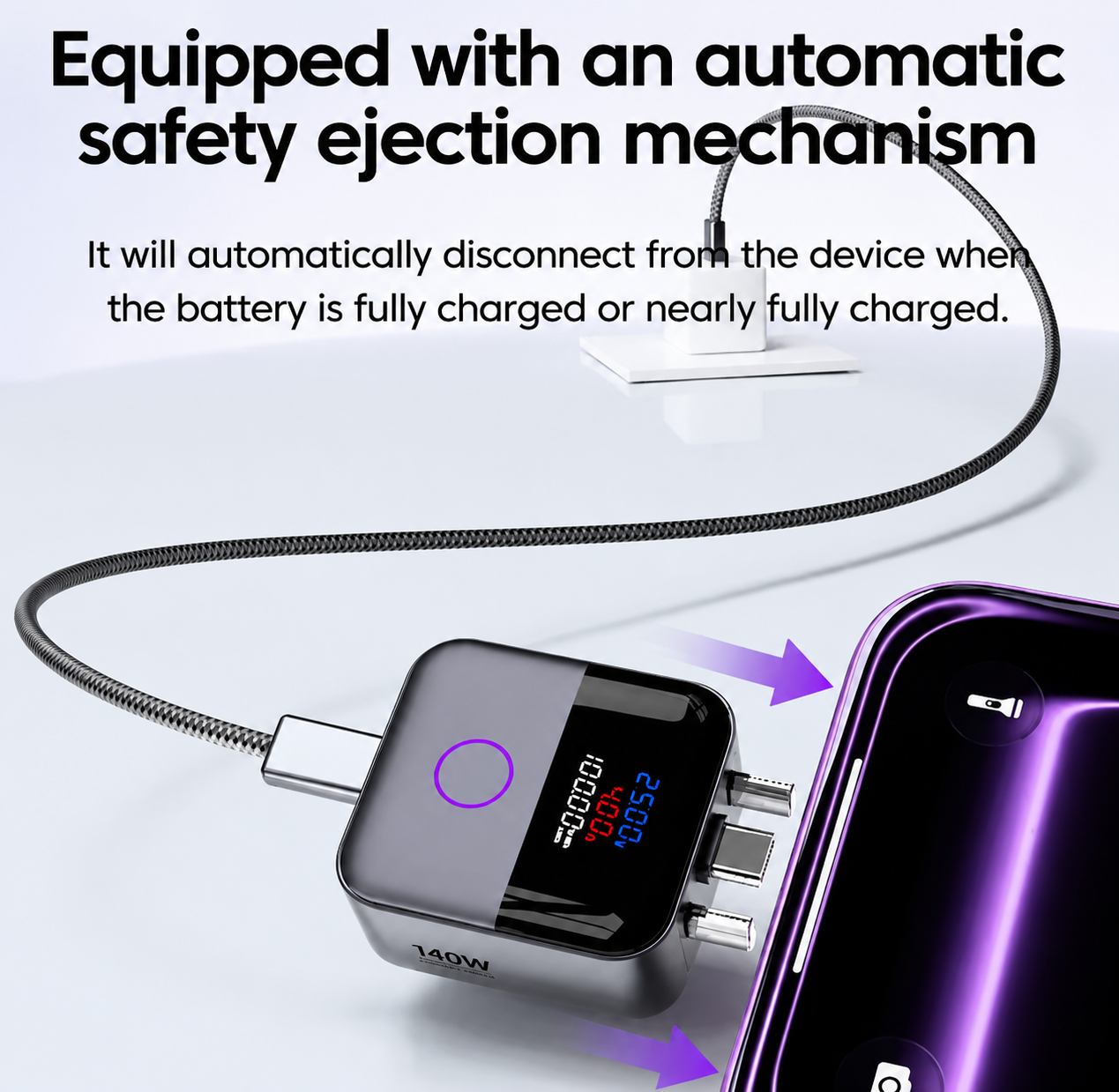 AI Smart Auto Cutoff Charging Separator With LED Display
